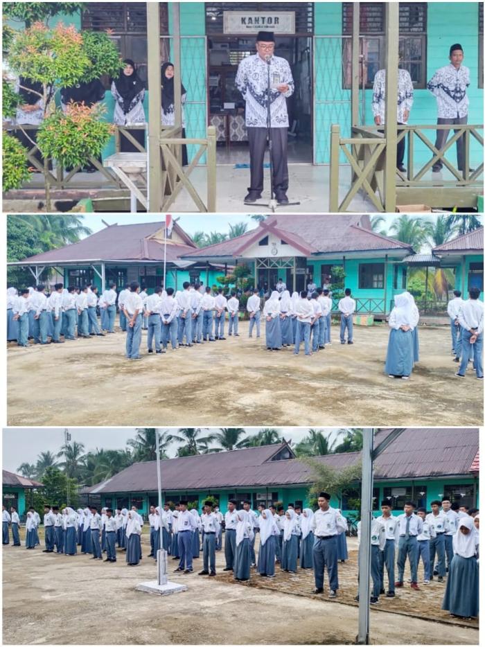 MAN 2 TANJAB BARAT GELAR UPACARA HARI PENDIDIKAN NASIONAL