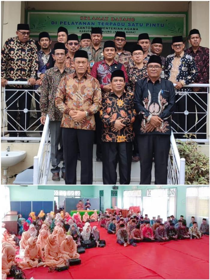 Maulid Nabi Muhammad SAW di Kantor Kemenag Tanjab Barat
