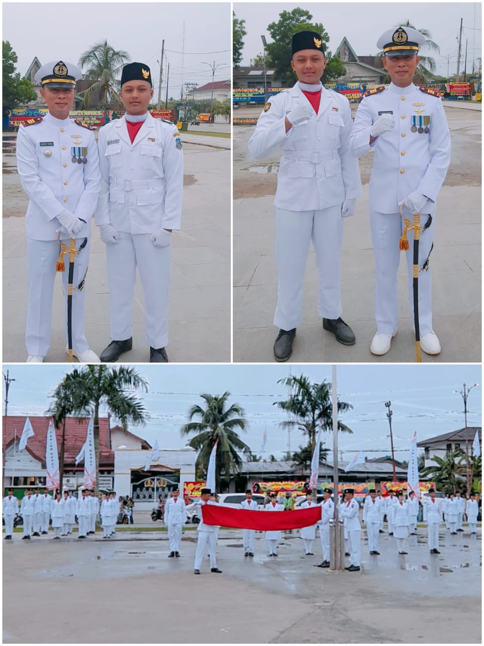 PETUGAS PENGIBAR BENDERA UPACARA HARI LAHIR PANCASILA 2024