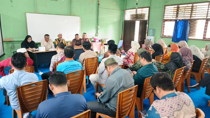 Rapat Persiapan Ujian Semester Genap: MAN 2 Tanjab Barat Tetapkan Jadwal Pelaksanaan