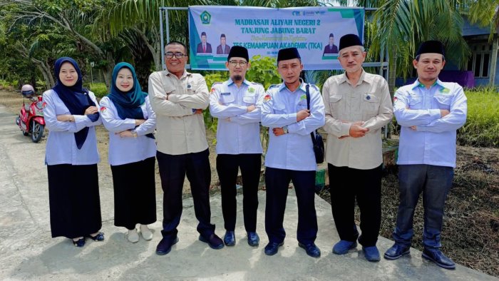 Monitoring TKA 2025 di MAN 2 Tanjung Jabung Barat Berjalan Lancar