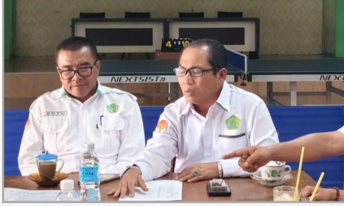 Kepala MAN 2 Tanjab Barat Ikuti Rapat Evaluasi dan Pembubaran Panitia HAB ke-80 Kemenag Tanjab Barat