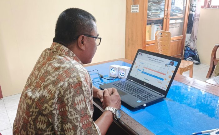 Kepala MAN 2 Tanjab Barat Ikuti Bimtek Pengisian LHKPN Secara Daring