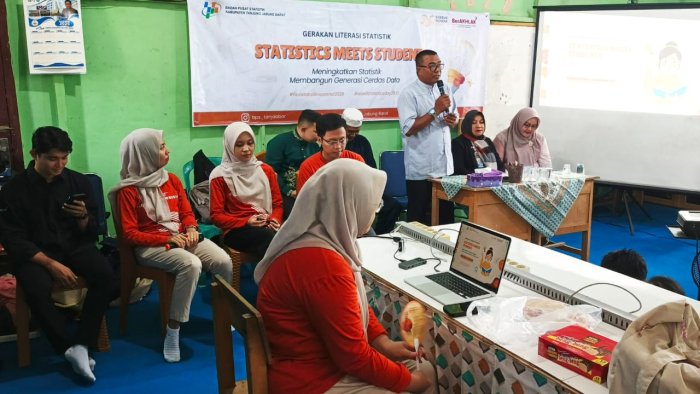 Kepala MAN 2 Tanjab Barat Buka Acara Statistics Meets Student