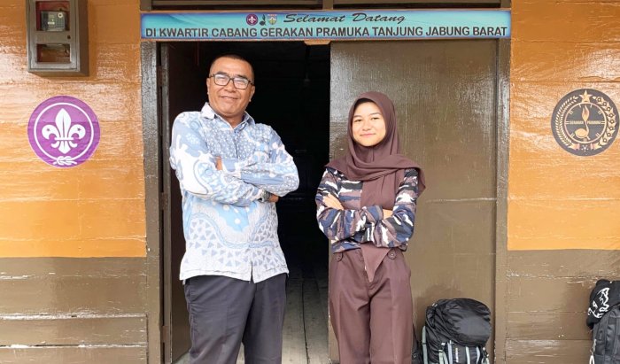 Kepala Madrasah Memberikan Dukungan Penuh Kepada Haura Lyvia Ramanza